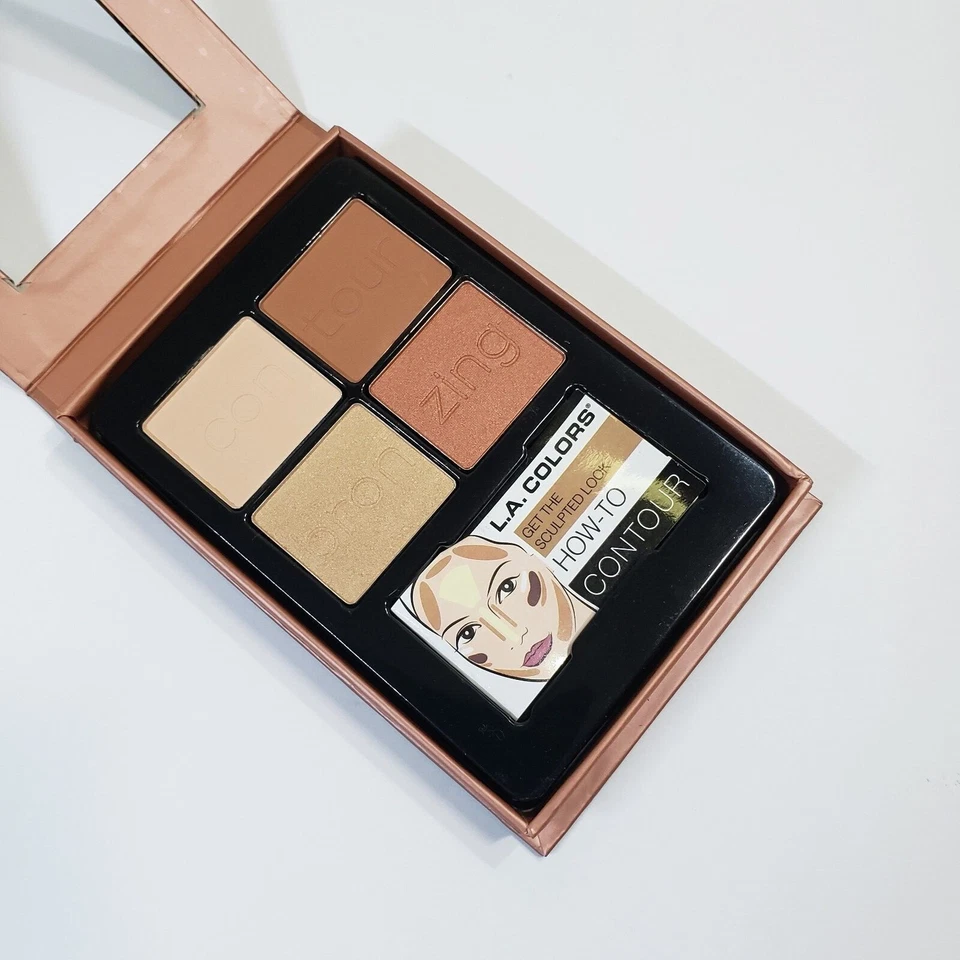 L.A. Colors Get Sculpted! Contour Kit - 4 Shades for Perfect Contouring - Image 4 of 4