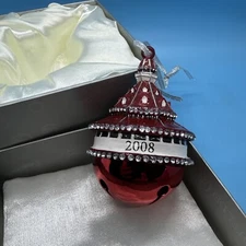 Rare 2008 Hotel Del Coronado Annual Ornament Real Bell Metal 120th Anniversary