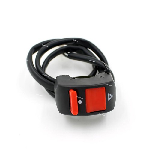 12V Handlebar Motorcycle Accident Hazard Light Switch On/Off Button Universal - Picture 3 of 10