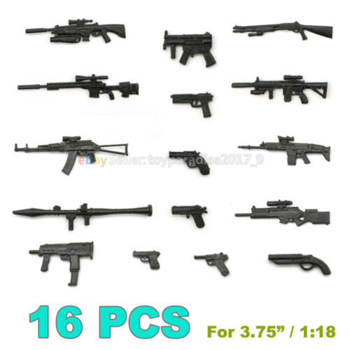 3.75" 1/18 Action Figure Weapon Parts MK18 Gun Model For Chap Mei JOYTOY Krieg - Picture 13 of 13
