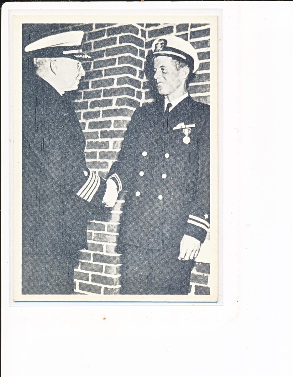 1964 JFK Vintage Topps John F Kennedy Trading Card #10 Lt. JFK