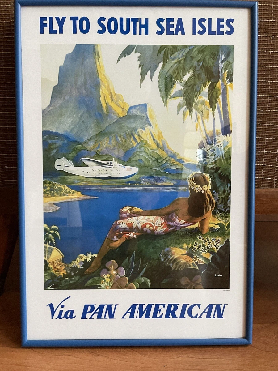Framed Vintage Travel Posters