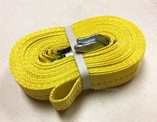 Heavy Duty 2 inches x 30 ft Tow Strap with 2 Safety Hooks 2" x 30'