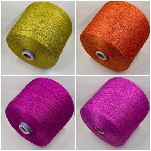 Cotton lace yarn on cone, 100% Cotton - 2500m/100g - Italian Fine Yarn - Picture 3 of 4