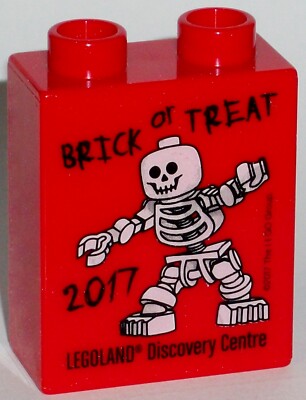 LEGO LEGOLAND Sammelstein BRICK OR TREAT 2017 Halloween Discovery Centre NEU