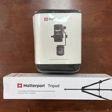 Matterport Axis Gimbal Motorized Rotating Smartphone Mount With Tripod And Case