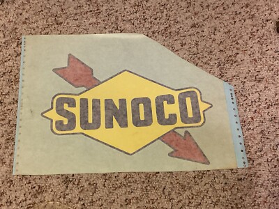 Sunoco Dimond w arrow Decal- 1 1 1 /2inch s  long by 9  th  inch s high-Nos