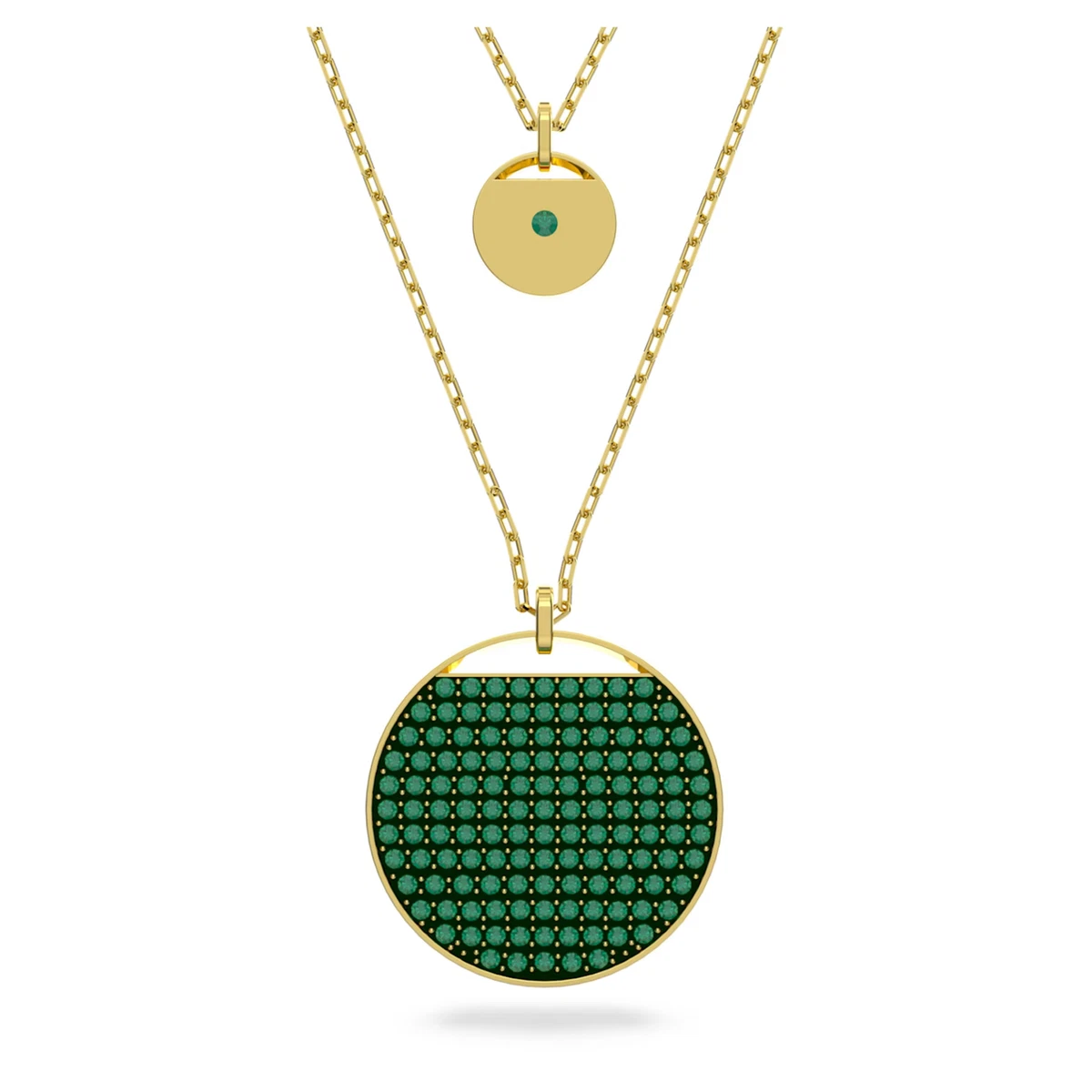 Swarovski ginger layered sale pendant