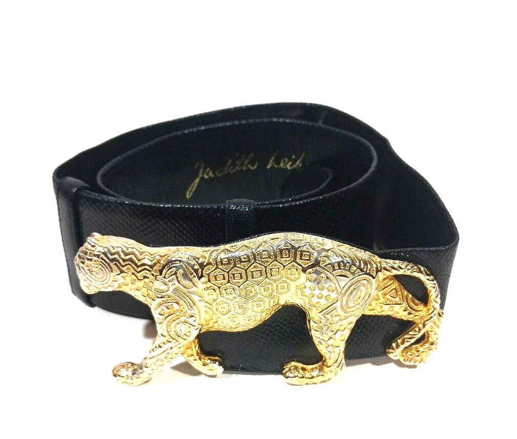 Judith Leiber Leather Gold Belts for Women | eBay display picture 2