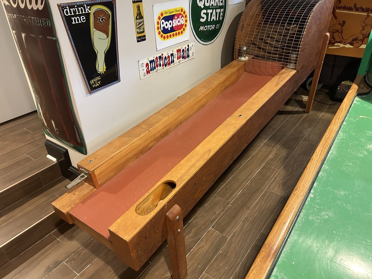 Circa 1940. Roll-A-Ball Skeeball Very rare Original Condition | eBay