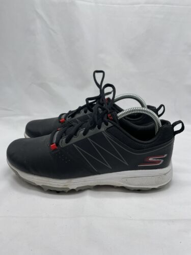 Sketchers Go Golf Torque 2 Shoe Mens 6 Black Lace Up Lightweight Leather - Picture 2 of 10