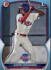 [DIGITAL] Topps Bunt - Justin Crawford - Bowman 23 S1 - Sky Blue Prospect Base