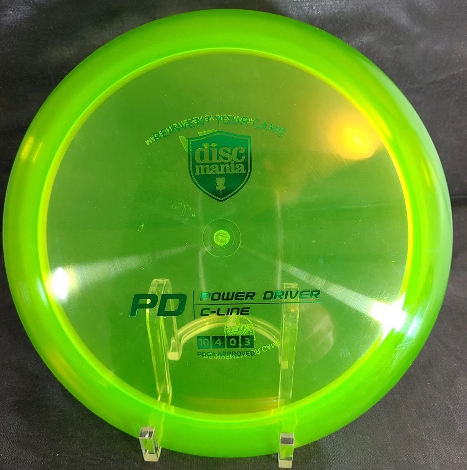 NEW Discmania C-Line PD Power Driver 173g Green Foil Stamp - Image 3 of 4