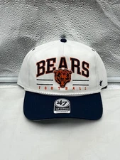 Chicago Bears NFL '47 White TT Roscoe Hitch Rope Snapback Adjustable Hat
