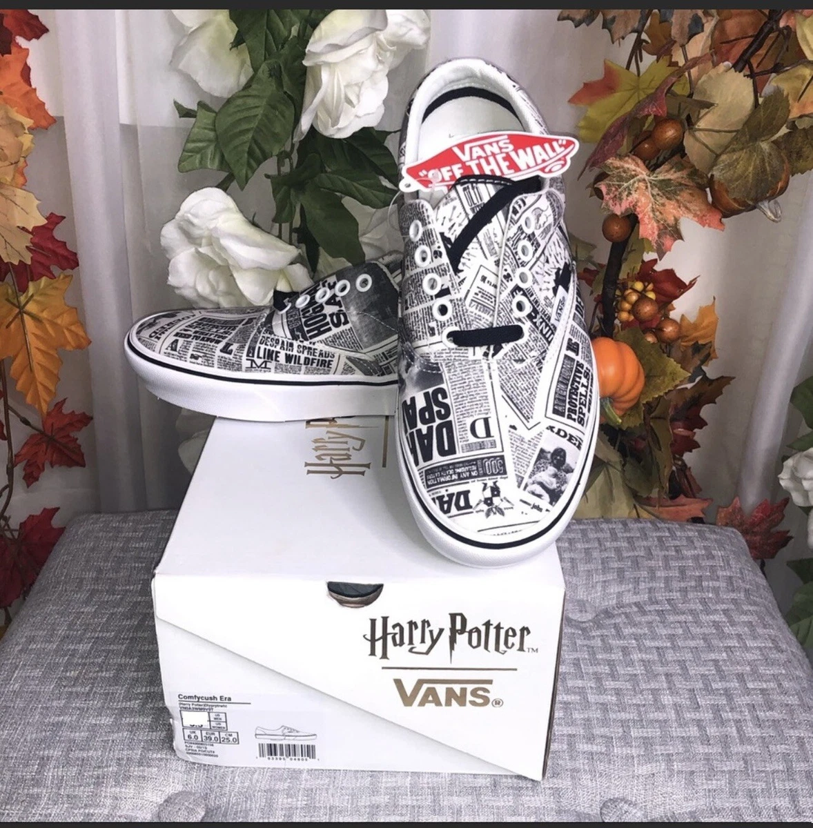 Vans × Harry Potter Daily Prophet ComfyCush NWT Sz 6