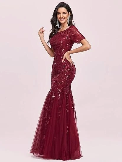 sachin and babi light blue dress alex evenings petite long evening gowns main image 1