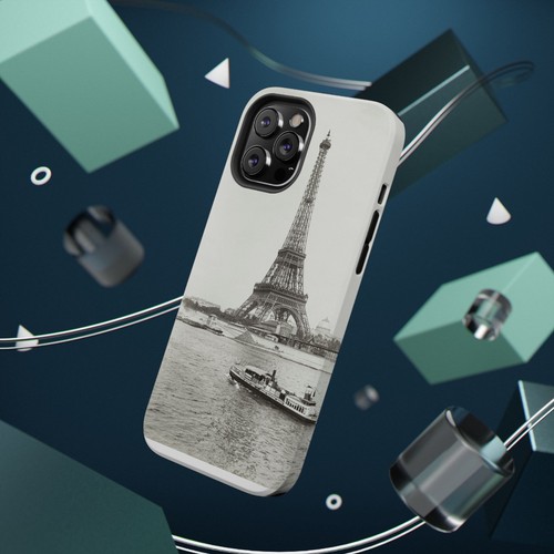 Parisian Eiffel Tower Vintage Photo - Tough Phone Case - Paris Mobile Cover - 第 135/151 張圖片