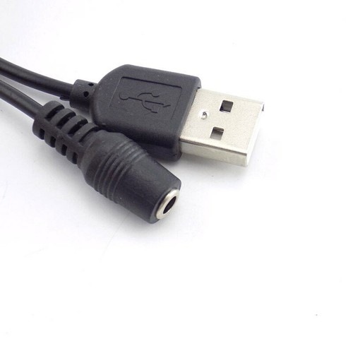 USB A 2.0 Male to 3.5x 1.35mm Jack plug Adapter lead DC Charger Power Cable Cord - Picture 4 of 6