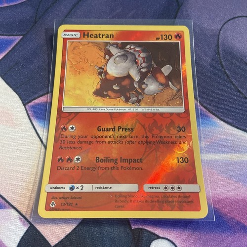 Pokemon Card Heatran 13/131 Reverse Holo Forbidden Light Near Mint