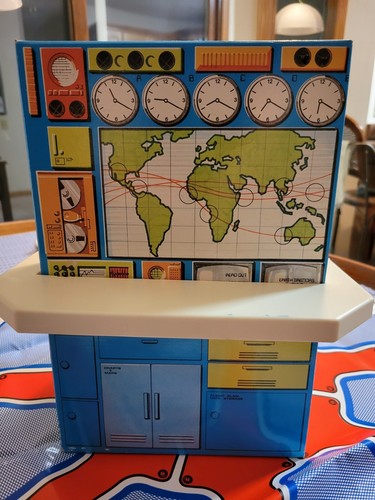 1973 Six Million Dollar Man Mission Control Center Playset w/ Box Kenner - Picture 7 of 24