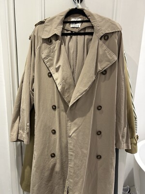 Zara Loose Beige Trench Coat UK