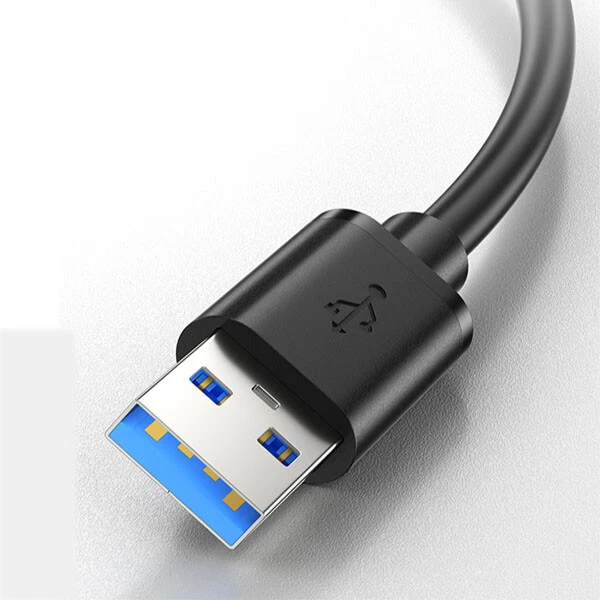 USB 3.0 A Male to A Male Cable Data Transfer Super Speed Power Charger Metal LOT - Image 3 of 4