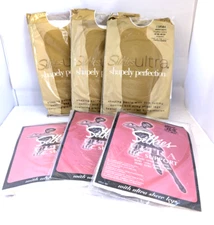 Vintage  Silkies Ultra TLC Support Queen  Size  XL  Lot Of 6 Mixed Colors  5602