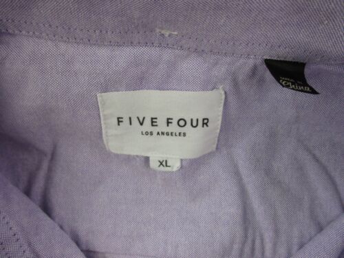 Five Four Shirt Adult Extra Large XL Purple Casual Pocket Button Up Mens NEW* - Picture 5 of 13