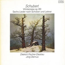 SCHUBERT Winterreise & 6 Songs FISCHER-DIESKAU DEMUS Eterna 826993 2LP Gatefold