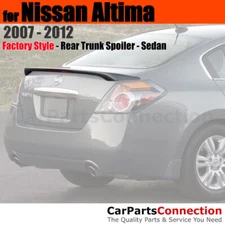 Painted Rear Trunk Flush Spoiler For 07-12 Nissan Altima Sedan KH3 SUPER BLACK