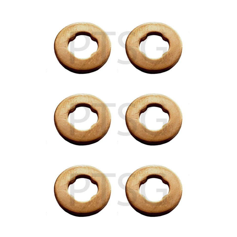 6x ORIGINAL BOSCH Seal Set O-Rings Copper Seals Injector Seal BMW