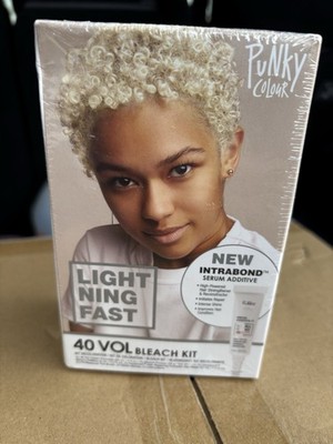 Punky Colour Lightning Fast 40 Vol Hair Bleach Kit IntraBond pH Balanced