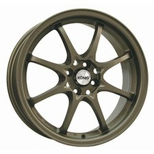 1 Konig 15x6.5 4x100 40 72bz Helium Bronze Wheel Rim