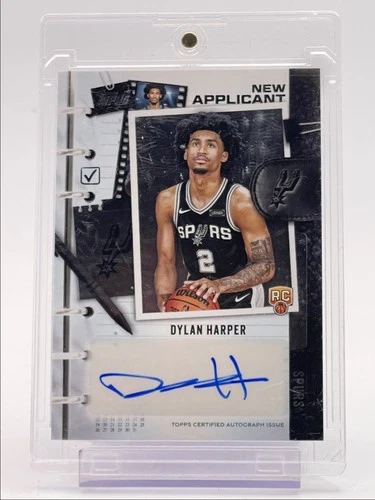 DYLAN HARPER 2025-26 TOPPS NEW APPLICANT ROOKIE AUTOGRAPH A RC AUTO Q5686