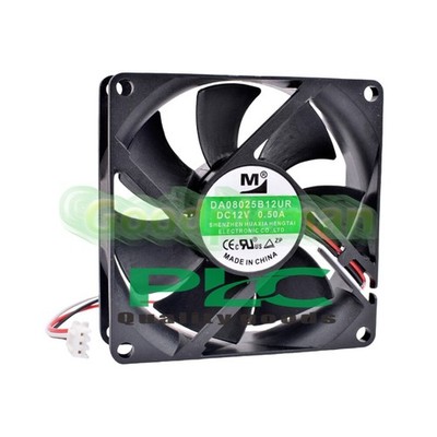 1PCS YM 8025 DA08025B12UR Cooling Fan DC12V 0.50A 3-wire  Fast shipment #lk