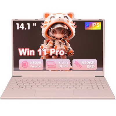Brand New Business Laptop 14'' FHD 4-Core N5095 16GB RAM 512GB SSD Win 11 Pro US