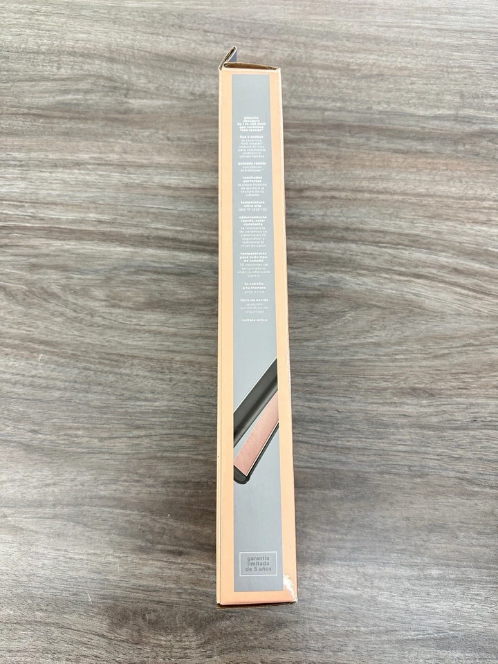 Plancha plana de cerámica elegante recta Infiniti Pro Conair de 1 pulgada - oro rosa Foto 4 de 4