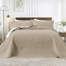 California King Bedspread Set Oversized King Bedspreads 128X120 Inches Cal King