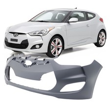 2012-2016 Hyundai Veloster Primed Front Bumper Cover Hy1000189 865112v000 2012-2016 Hyundai Veloster Primed Front Bumper Cover Hy1000189 865112v000