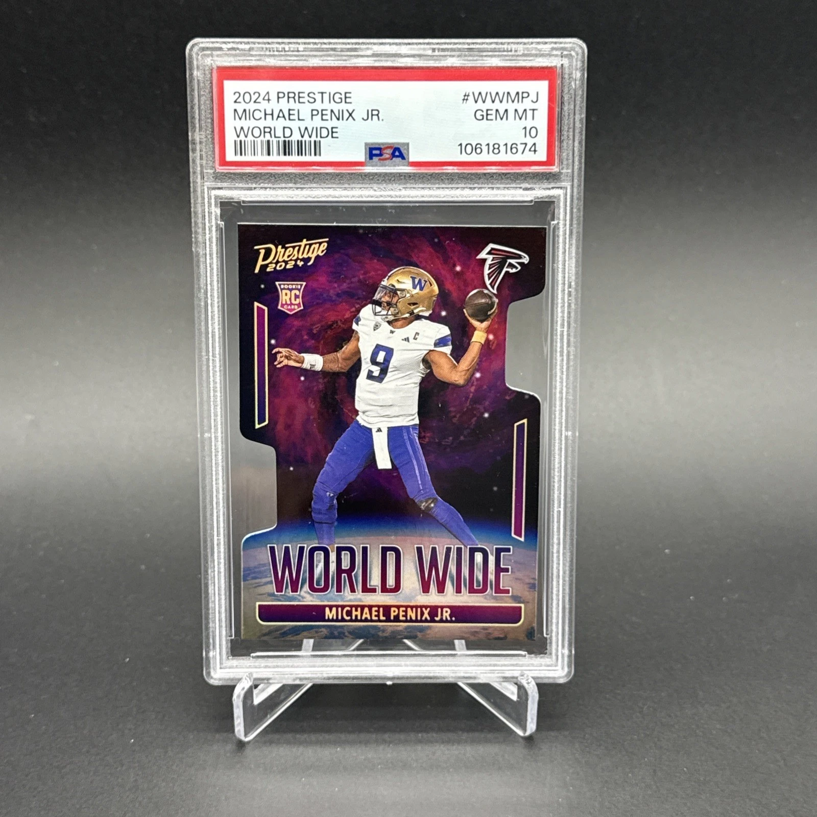 Michael Penix Panini Prestige World Wide #WWMPJ Base