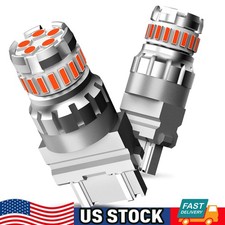 Auxito 3157 Red Led Strobe Flashing Blinking Brake Stop Tail Light Parking Bulb