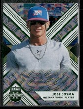 2018 Panini Elite Extra Edition #168 Jose Cosma Status Die Cut Emerald #/49