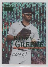 2022 Skybox Metal Universe Champions Premium Star Emerald 9/25 Riley Greene 0i47