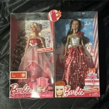 Barbie Holiday Barbie Special Edition Fashion Dolls Lot of 2, Boxed, Christmas