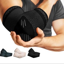 Elbow Brace Compression Sleeve Support Pad Tennis Golf Gym Sports Arm Protector