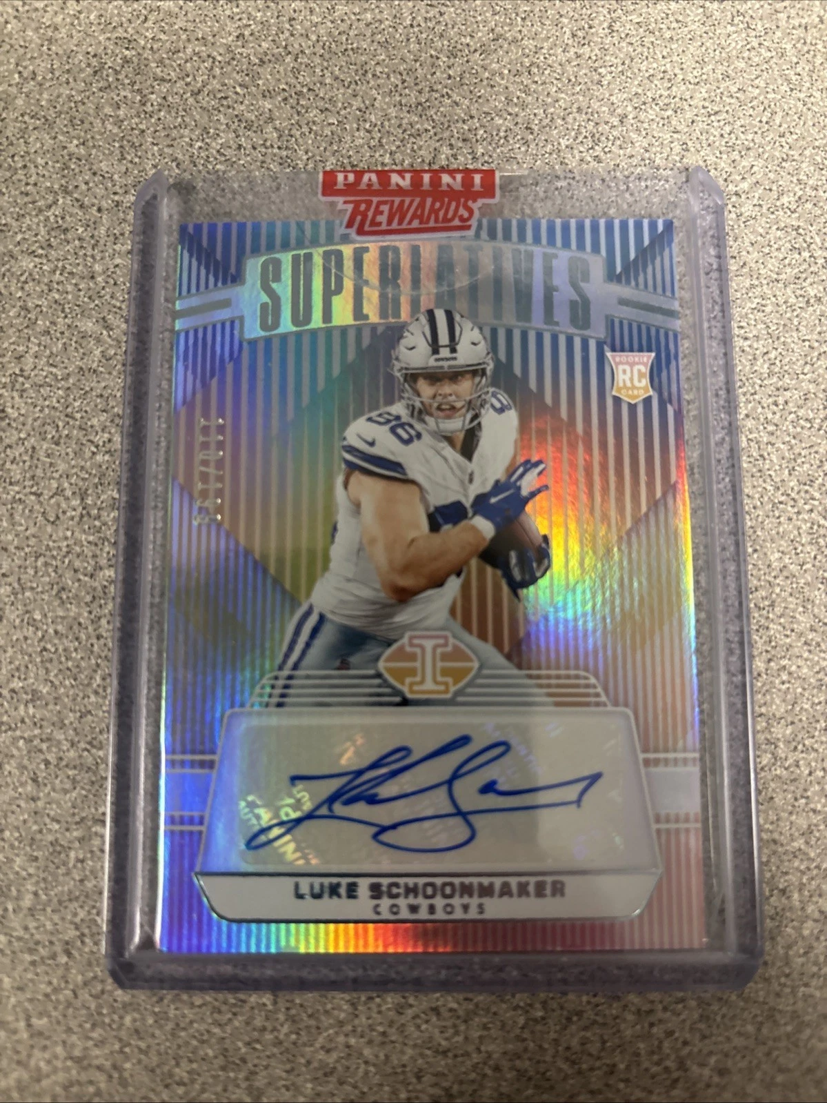 Luke Schoonmaker Panini Illusions Superlatives Autographs #SLSR Base