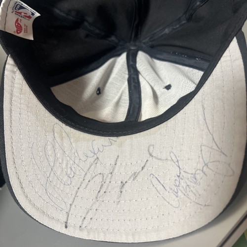 Rare Vintage AJD NBA I Love This Stuff Snapback Hat Cap 80s 90s W/3 SIGNATURES - Picture 5 of 5