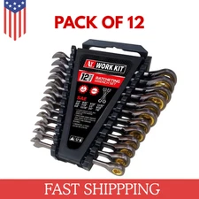 Craftsman Ratcheting Wrench Set - 12 pcs Open End and Box End