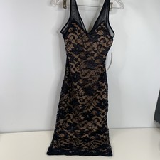 New Almost Famous Sexy Little Black Lace Dress Sleeveless Size Medium. M/J