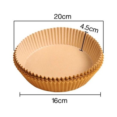 New Air Fryer Disposable Paper Liner Non-stick Baking Oil-proof Liners Square